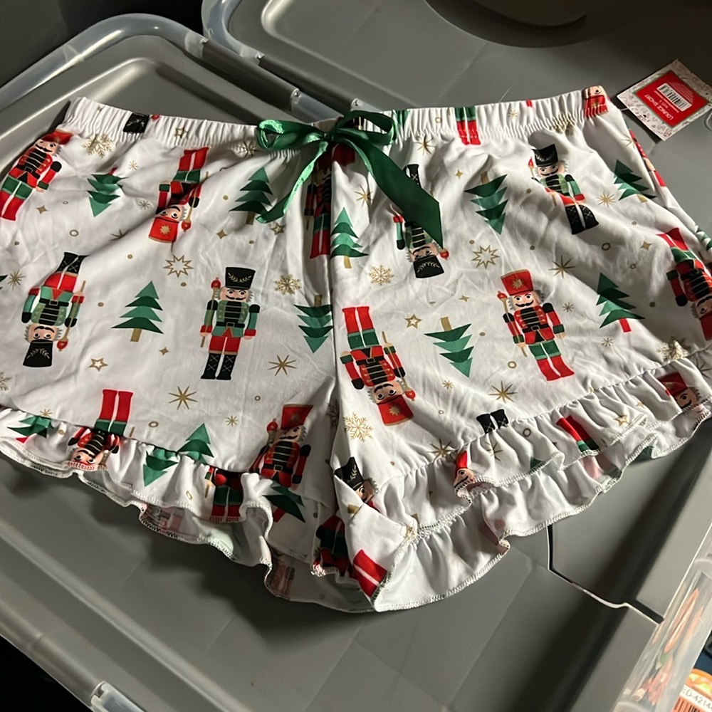 Large Christmas sleep shorts
